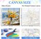 Framed Paint by Numbers Kit for Adults Beginner with Easel, Flowers Adult Paint by Number Kits on Canvas Framed, DIY Acrylic Watercolor Oil Paint by Number with Frame for Home Decor 16x16 Inch
